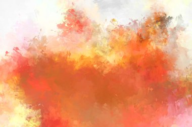 Sanatsal soyut arkaplan. Doku boyalı duvar kağıdı. Boya darbeleriyle yaratıcı bir illüstrasyon. Fırça desenli resim.