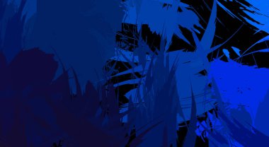 Sanatsal soyut arkaplan. Doku boyalı duvar kağıdı. Boya darbeleriyle yaratıcı bir illüstrasyon. Fırça desenli resim.