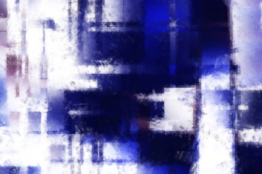 Modern sanat. Renkli çağdaş sanat eserleri. Renkli boya darbeleri. Soyut arkaplanda fırça darbeleri. Fırça boyası. Eşsiz duvar sanatı.