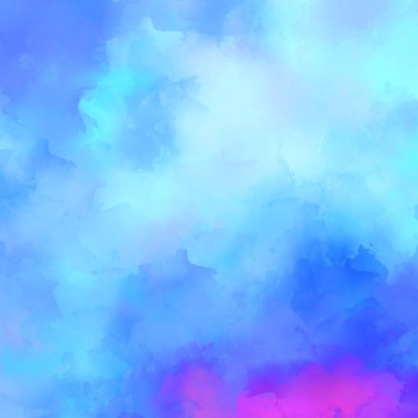 Canlı fırça darbeleriyle boyanmış. Renkli desenli resim. Fırçalanmış duvar kağıdını boya.