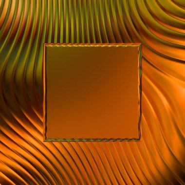 Soyut çerçeveli arkaplan. Renkli, canlı, dalgalı bir duvar kağıdı. Merkezi çerçeveli yaratıcı grafik 2d çizim. Dinamik şekilli modaya uygun sıvı örtüsü.