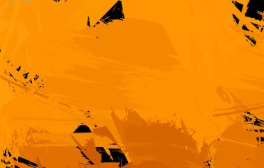 Sanatsal soyut arkaplan. Doku boyalı duvar kağıdı. Boya darbeleriyle yaratıcı bir illüstrasyon. Fırça desenli resim.