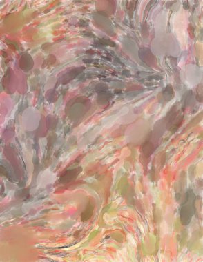 Modern fırça darbeleri. Pastel renklerde suluboya resim. Poster, duvar sanatı, afiş, kart, kitap kapağı veya ambalaj için sakinleştirici kompozisyonun yumuşak renkli çizimi. 