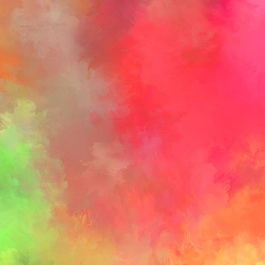 Duvar sanatı Eşsiz ve yaratıcı illüstrasyon. Fırça darbesi ile boyanmış. Renkli fırça darbelerinin soyut arkaplanı. Fırçalanmış canlı duvar kâğıdı. Boyalı sanatsal yaratım.