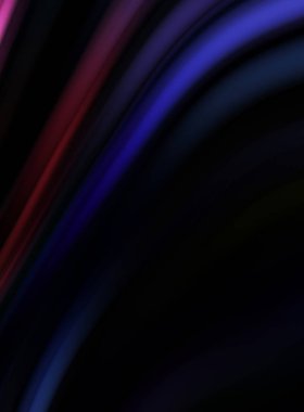 Siyah arka planda renkli düz çizgiler. Sıvı ve sıvı renkli dalgalar karanlıkta akıyor. Duvar kağıdı, afiş, arkaplan, kart, kitap, kapak, poster, afiş, broşür