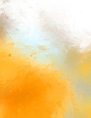 Yaratıcı soyut resim. Artistik fırça darbeleriyle donatılmış. Renkli ve canlı bir illüstrasyon. boyalı sanat