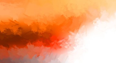 Renkli fırça darbelerinin 2D çizimi. Dekoratif desenli resim. canlı boya desenli arkaplan.