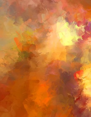 Duvar sanatı Eşsiz ve yaratıcı illüstrasyon. Fırça darbesi ile boyanmış. Renkli fırça darbelerinin soyut arkaplanı. Fırçalanmış canlı duvar kâğıdı. Boyalı sanatsal yaratım.