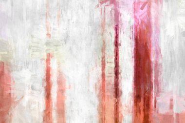 Soyut arkaplanda pürüzlü fırça darbeleri. Fırça boyası. Renkli boya darbeleri. Eşsiz duvar sanatı. Tuvaldeki modern sanat. Renkli çağdaş sanat eserleri. 