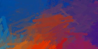 Boya darbeleriyle yaratıcı illüstrasyon. fırça desenli. Sanatsal soyut arka plan. desen boyalı duvar kağıdı.