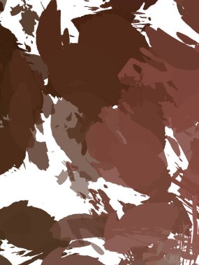 Renkli fırça darbelerinin 2B çizimi. Dekoratif doku resmi. Canlı boya desenli arka plan. Kaotik fırça darbeleri resim.