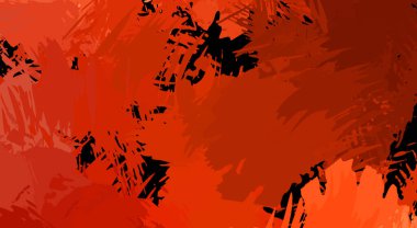 Canlı fırça darbeleriyle boyanmış. Renkli desenli resim. Fırçalanmış duvar kağıdını boya.