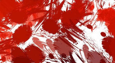 Renkli fırça darbelerinin 2B çizimi. Dekoratif doku resmi. Canlı boya desenli arka plan. Kaotik fırça darbeleri resim.