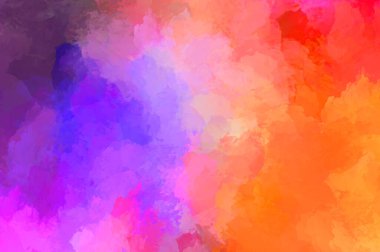 Sanatsal soyut arkaplan. Doku boyalı duvar kağıdı. Boya darbeleriyle yaratıcı bir illüstrasyon. Fırça desenli resim.