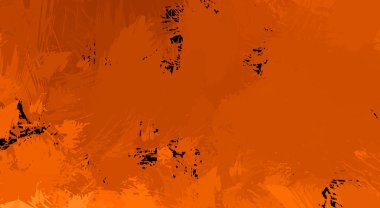 Canlı fırça darbeleriyle boyanmış. Renkli desenli resim. Fırçalanmış duvar kağıdını boya.