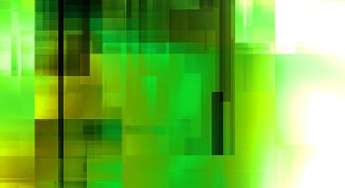 Renkli ve canlı geometrik şekiller katmanları var. Bir teknoloji planının dijital illüstrasyonu. Gelecekçi tasarım şablonu.