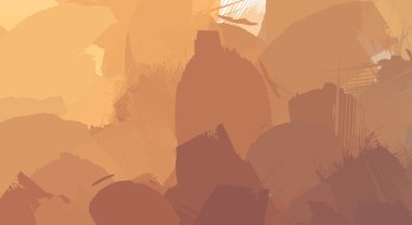 Renkli fırça darbelerinin 2B çizimi. Dekoratif doku resmi. Canlı boya desenli arka plan. Kaotik fırça darbeleri resim.