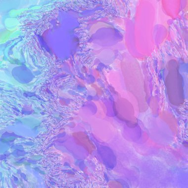 El yapımı sürreal soyut desenli suluboya. Modern sanatsal resim. 2D çizim. Arkaplan boyası karışımı. Yaratıcı duvar sanatı. Çağdaş sanat.