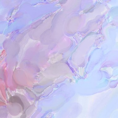 El yapımı sürreal soyut desenli suluboya. Modern sanatsal resim. 2D çizim. Arkaplan boyası karışımı. Yaratıcı duvar sanatı. Çağdaş sanat.