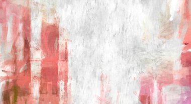 Soyut arkaplanda pürüzlü fırça darbeleri. Fırça boyası. Renkli boya darbeleri. Eşsiz duvar sanatı. Tuvaldeki modern sanat. Renkli çağdaş sanat eserleri. 