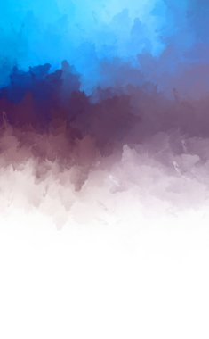 Modern sanat. Taranmış Boyalı Soyut Arkaplan. Fırça darbesi ile boyanmış. Boya darbeleri. 2B Görüntü.