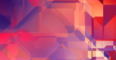 Dinamik bileşime sahip minimalist düz stil içinde modayı takip eden geometrik soyut arkaplan. 