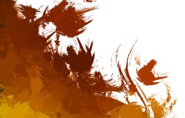 Duvar sanatı Eşsiz ve yaratıcı illüstrasyon. Fırça darbesi ile boyanmış. Renkli fırça darbelerinin soyut arkaplanı. Fırçalanmış canlı duvar kâğıdı. Boyalı sanatsal yaratım.