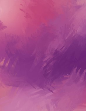 Renkli fırça darbelerinin 2D çizimi. Dekoratif desenli resim. canlı boya desenli arkaplan.