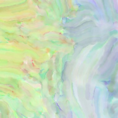 Çağdaş sanat. El işçiliğinin renkli dokusu. Modern resim. Yüzeyde suluboya vuruşlar. Sanatsal arkaplan resmi. Tablo üzerinde soyut resim. Fırça darbeleri.