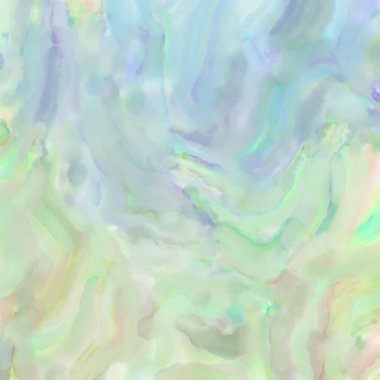 Pastel renklerde suluboya resim. Poster, duvar sanatı, afiş, kart, kitap kapağı ya da ambalaj için rahatlatıcı kompozisyonun yumuşak renkli çizimi. Modern fırça darbeleri resim.