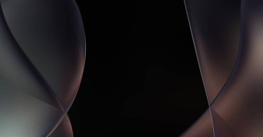 Soyut arkaplan. Değişken renk değişim dalgaları, dinamik hareketlerle. Işık dalgalarının neon renkli soyut tasarımı. Duvar kağıdı, afiş, arkaplan, kart, kitap illüstrasyonu, web sitesi.