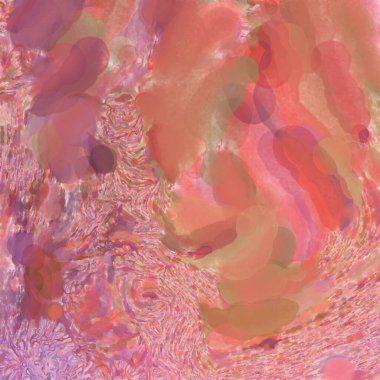 Çağdaş sanat. El işçiliğinin renkli dokusu. Modern resim. Yüzeyde suluboya vuruşlar. Sanatsal arkaplan resmi. Tablo üzerinde soyut resim. Fırça darbeleri. 