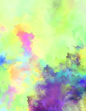 Sanatsal canlılık ve renkli duvar kağıdı. Taranmış Soyut Arkaplan. Fırça darbeli resim. 