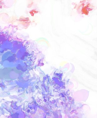 Taranmış Boyalı Soyut Arkaplan. Fırça darbesi ile boyanmış. Boya darbeleri. 2B Görüntü.