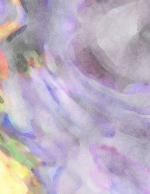 2D çizim. Sanatsal arkaplan resmi. Tablo üzerinde soyut resim. Çağdaş sanat. El yapımı resim. Renkli doku. Modern sanat eserleri. Yüzeyde suluboya fırça darbeleriyle boyama.