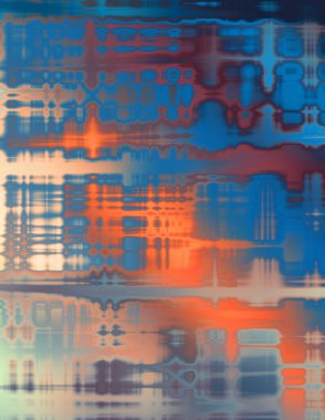 Geometrik desenli kentsel grunge arka planı. Doğrusal renkli dokular. Çürüyen bir dokunun gelecekteki duvar kâğıdı