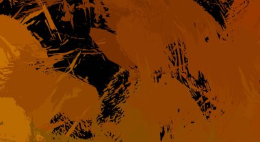 Sanatsal soyut arkaplan. Doku boyalı duvar kağıdı. Boya darbeleriyle yaratıcı bir illüstrasyon. Fırça desenli resim.