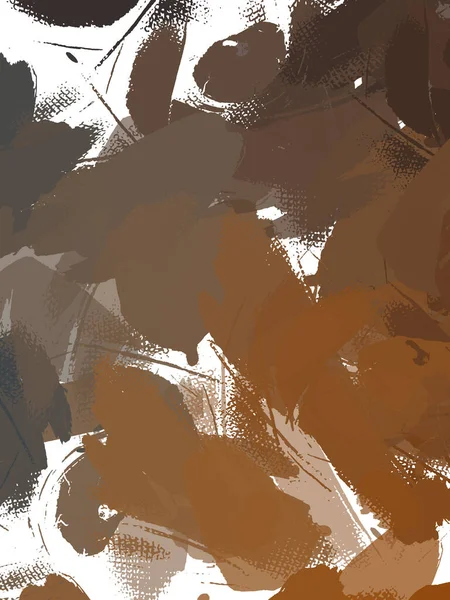Illustration Bunter Pinselstriche Dekorative Texturmalerei Lebendige Farbmusterkulisse Chaotische Pinselstriche — Stockfoto