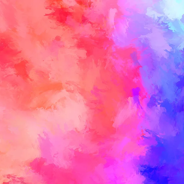 Malowana Kompozycja Tętniącymi Życiem Pociągnięciami Pędzla Teksturowany Kolorowy Obraz Tapety — Zdjęcie stockowe