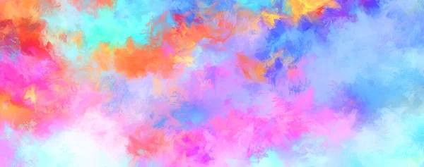 Artistic vibrant and colorful wallpaper.Brushed Painted Abstract Background. Brush stroked painting.