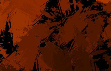 Sanatsal soyut arkaplan. Doku boyalı duvar kağıdı. Boya darbeleriyle yaratıcı bir illüstrasyon. Fırça desenli resim.