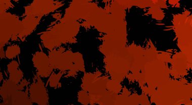 Canlı fırça darbeleriyle boyanmış. Renkli desenli resim. Fırçalanmış duvar kağıdını boya.