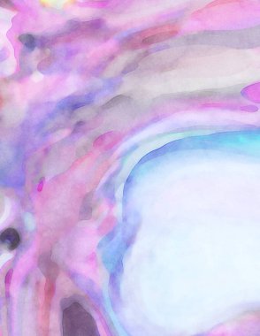 2D çizim. Sanatsal arkaplan resmi. Tablo üzerinde soyut resim. Çağdaş sanat. El yapımı resim. Renkli doku. Modern sanat eserleri. Yüzeyde suluboya fırça darbeleriyle boyama.