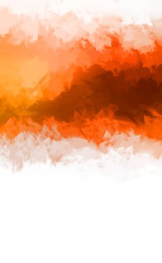 Renkli fırça darbelerinin 2D çizimi. Dekoratif desenli resim. canlı boya desenli arkaplan.