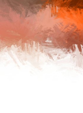 Modern sanat. Taranmış Boyalı Soyut Arkaplan. Fırça darbesi ile boyanmış. Boya darbeleri. 2B Görüntü.