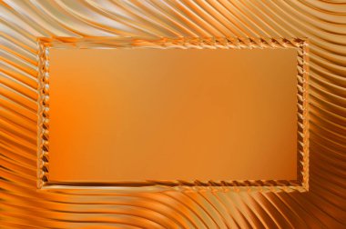 Soyut çerçeveli arkaplan. Renkli, canlı, dalgalı bir duvar kağıdı. Merkezi çerçeveli yaratıcı grafik 2d çizim. Dinamik şekilli modaya uygun sıvı örtüsü.