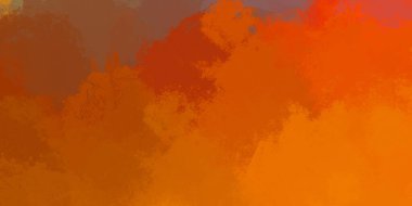 Taranmış Boyalı Soyut Arkaplan. Vahşi kaotik fırça darbeleri. Boya darbeleri. 2D İllüstrasyon. Fırça darbeli resim.