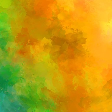 Yaratıcı soyut resim. Artistik fırça darbeleriyle donatılmış. Renkli ve canlı bir illüstrasyon. boyalı sanat.