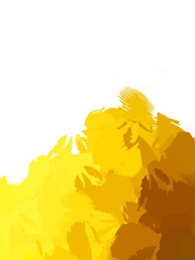 Taranmış Boyalı Soyut Arkaplan. Vahşi kaotik fırça darbeleri. Boya darbeleri. 2D İllüstrasyon. Fırça darbeli resim. 