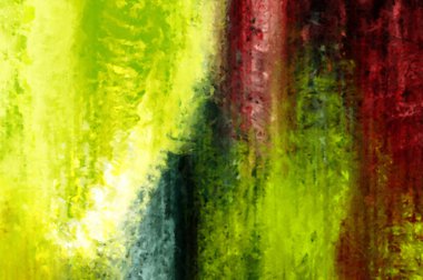 Modern sanat. Renkli çağdaş sanat eserleri. Renkli boya darbeleri. Soyut arkaplanda fırça darbeleri. Fırça boyası. Eşsiz duvar sanatı.